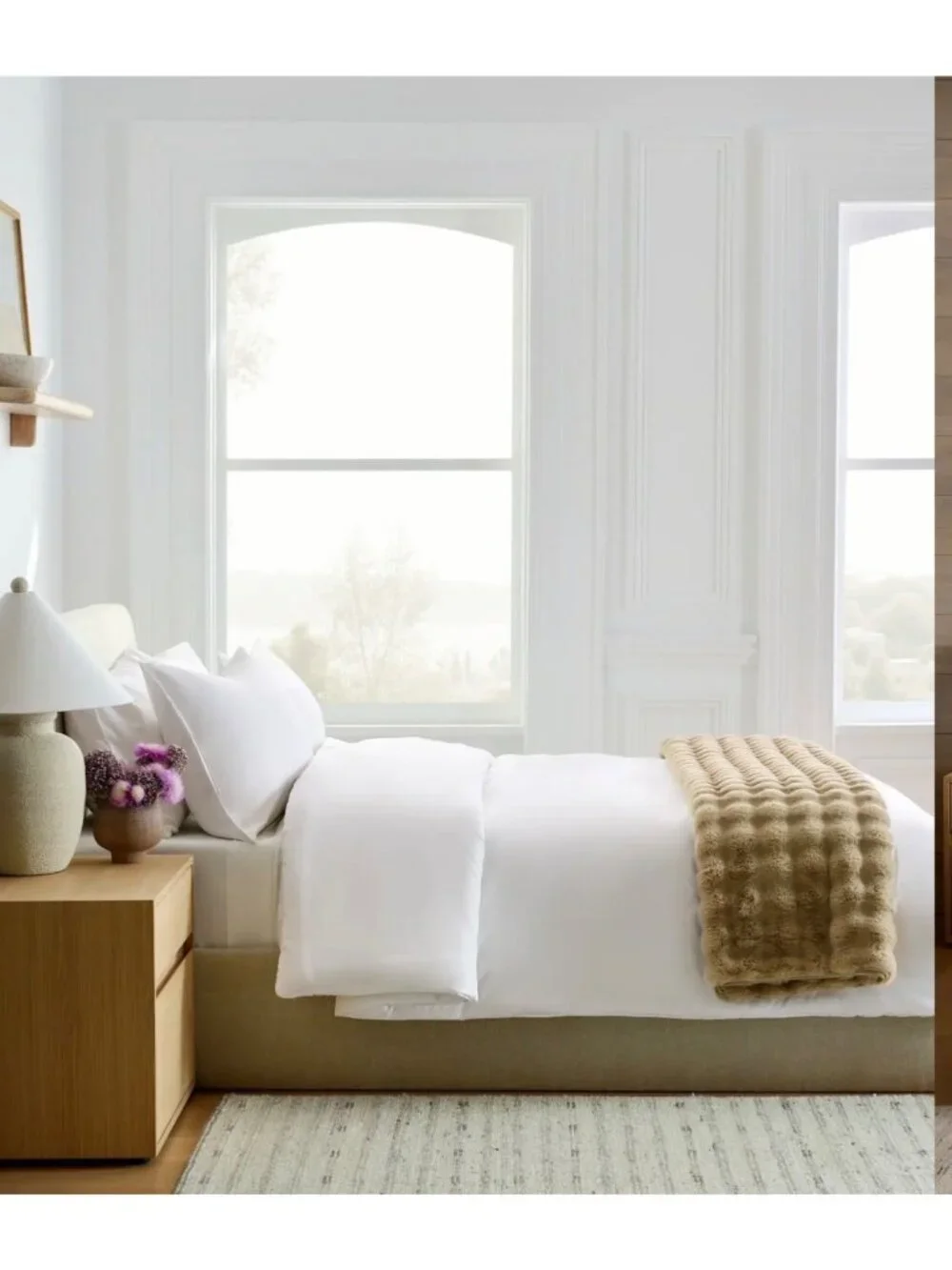 Quince Organic Cotton Sateen Comforter Twin White All Season Down Alternative